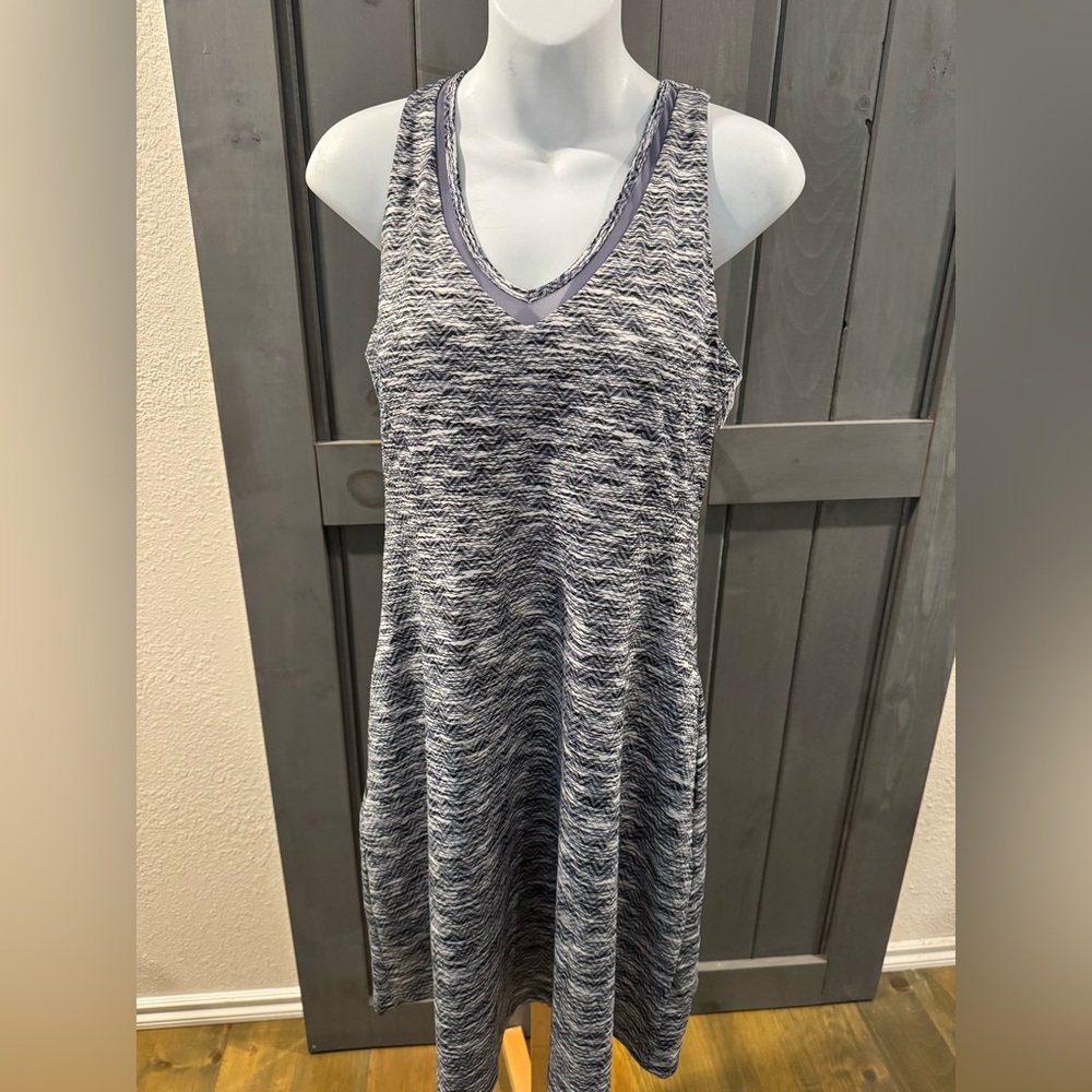 Razor back sports dress with pockets